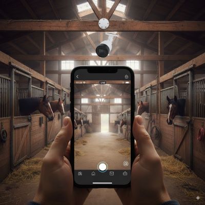 Caméra fixe AgriBox START FIXE pour surveillance de couloir ou passage