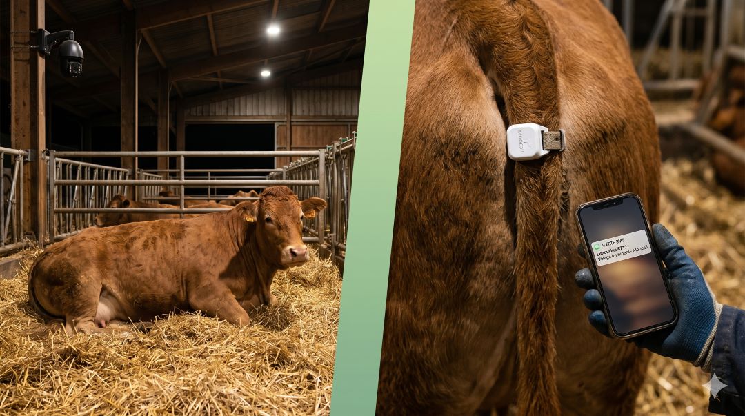 Détecteur vêlage ou caméra : comparatif pour éleveurs