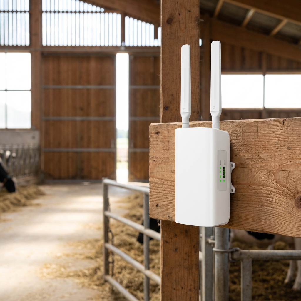 Routeur 4G Outdoor PoE pour installations extérieures agricoles